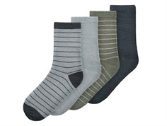 Name It mulled basil mix socks wool/cotton (4-pack)